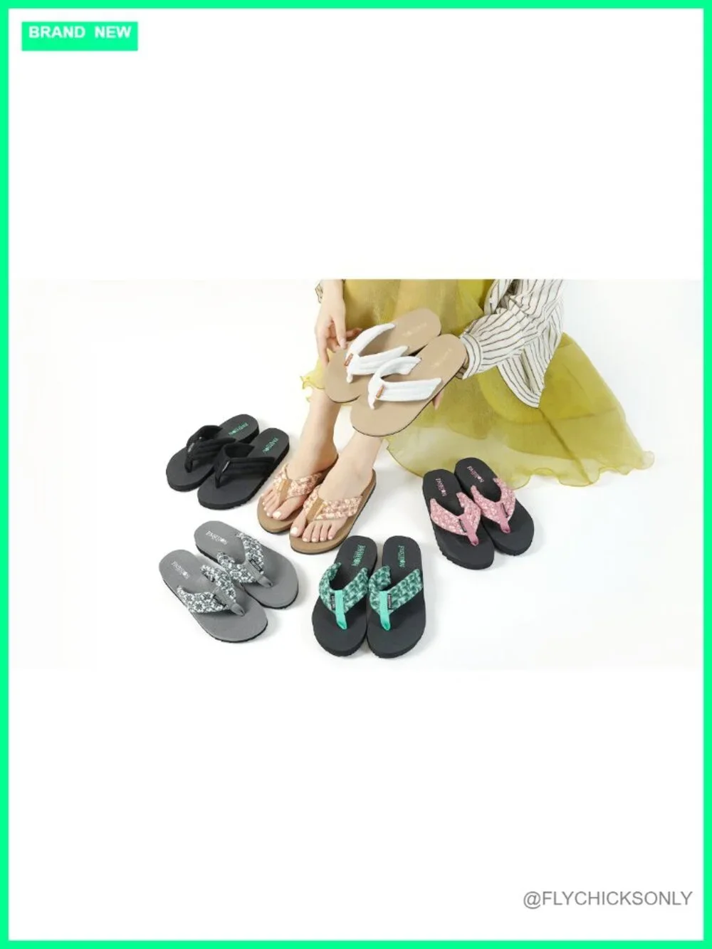 Women's Orthotic Arch Support Thong Flip-Flops Yoga Mat Cushion Sandals